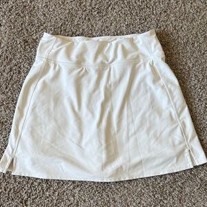 White Athletic Skirt